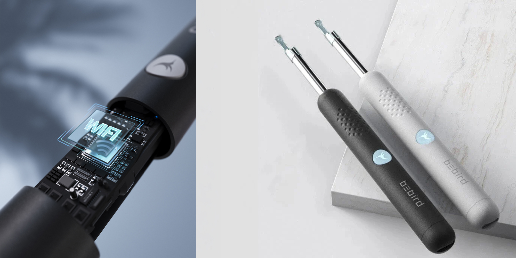Urządzenie do czyszczenia uszu Bebird R1+ - czarne